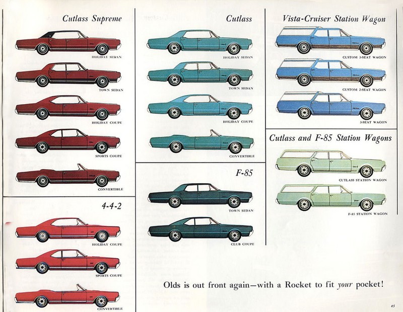 1967 Oldsmobile Motor Cars Brochure Page 44